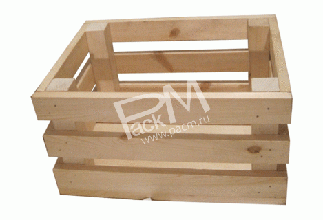 Ящик подарочный реечный без крышки арт. 0308