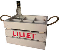 Ящик подарочный реечный без крышки для бутылок