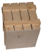 Ящик подарочный фанерный с реечной крышкой арт. 0327 Ящик подарочный фанерный с реечной крышкой арт. 0327