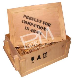 Ящик подарочный фанерный арт. 0330