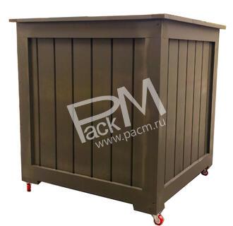 Клумба/ кашпо уличная передвижная (на колесиках) арт. 0705