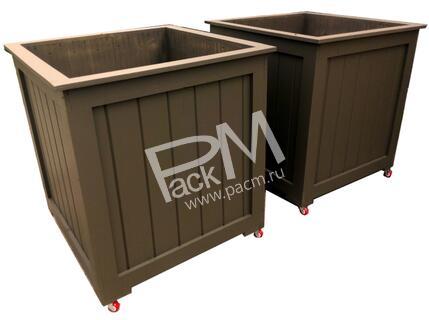 Клумба/ кашпо уличная передвижная (на колесиках) арт. 0705