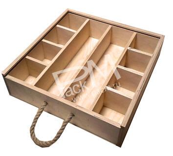 Пенал фанерный с ручкой арт. 0355