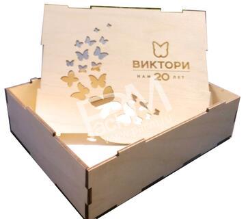 Сувенирная коробка из фанеры арт. 0339
