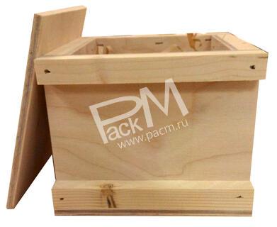 Ящик подарочный почтовый из фанеры с крышкой арт. 0356