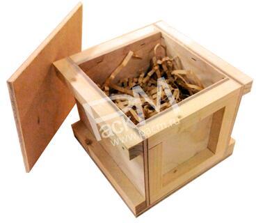 Ящик подарочный почтовый из фанеры с крышкой арт. 0356