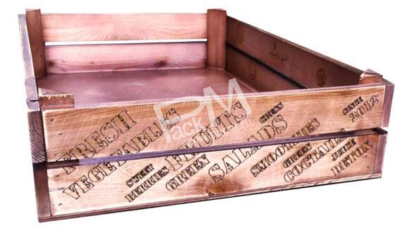 Ящик реечный для фруктов и овощей без крышки арт. 0343