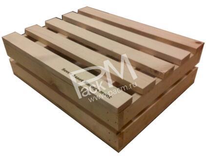 Ящик реечный с крышкой арт. 0366