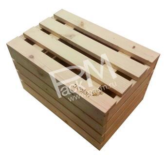 Ящик реечный с крышкой арт. 0368 Ящик реечный с крышкой арт. 0368