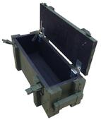 Ящик фанерный с деревянной крышкой крашенный арт. 0403