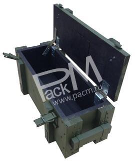 Ящик фанерный с деревянной крышкой крашенный арт. 0403