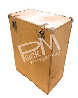 Ящик фанерный с защелками и петлями с ограничителями арт. 0419