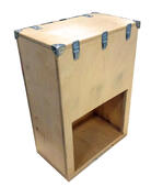 Ящик фанерный с защелками и петлями с ограничителями арт. 0419