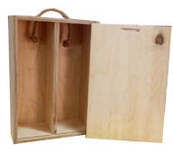 Пенал фанерный под две бутылки вина арт. 0335