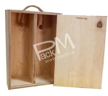 Пенал фанерный под две бутылки вина арт. 0335 Пенал фанерный под две бутылки вина арт. 0335