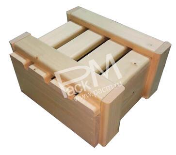 Ящик деревянный с реечной крышкой арт. 0375